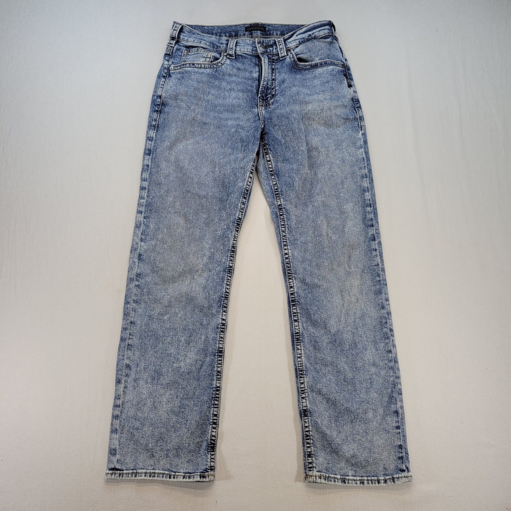 Silver Jeans Grayson Jeans Mens 30x30 Light Wash Straight Leg Denim